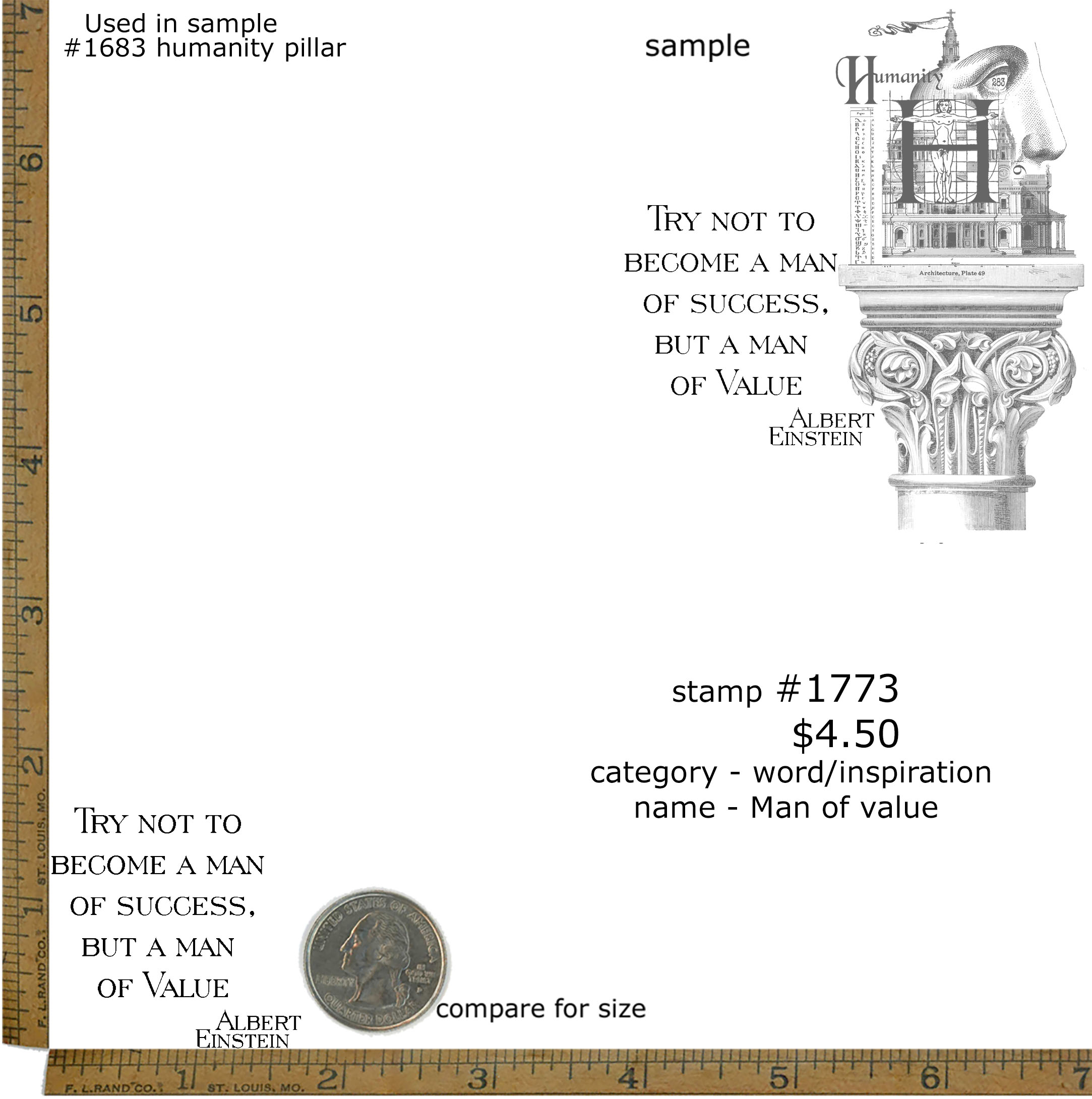 #1773 - Man of Value - Words/Inspiration